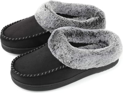 Pantoffels Dames - Sloffen - Maat 36/37 - Zwart - Anti-slip - Comfeet