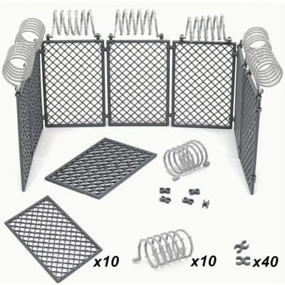 Pièces de construction de police de haute qualité Protecteur de haute qualité Filet de haute qualité Maille de haute qualité et de haute qualité Mur de haute qualité grise