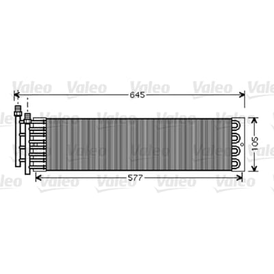 Condensor, airconditioning NIEUW DEEL VALEO 818033