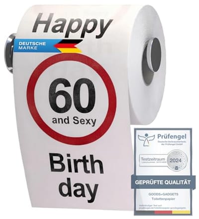 Grappig Toiletpapier voor Verjaardag - Humoristische Verjaardag Decoratie