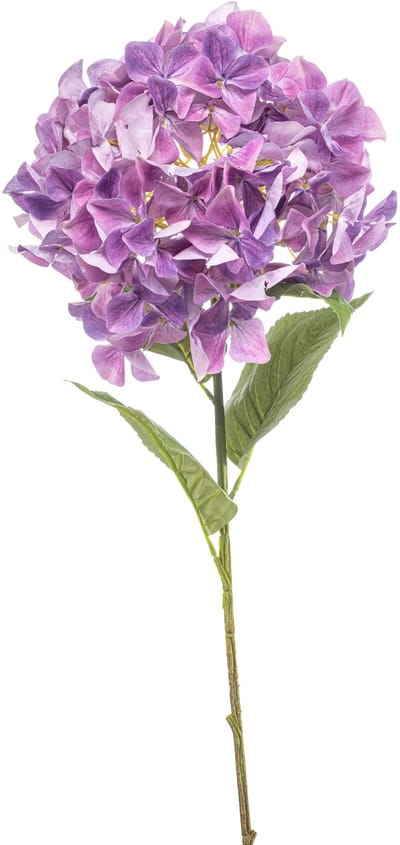 Emerald - Kunstbloem Hortensia XL paars 90cm - Kunstplant voor binnen
