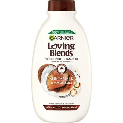 Garnier Loving Blends kokosmelk & macadamia shampoo 300 ml
