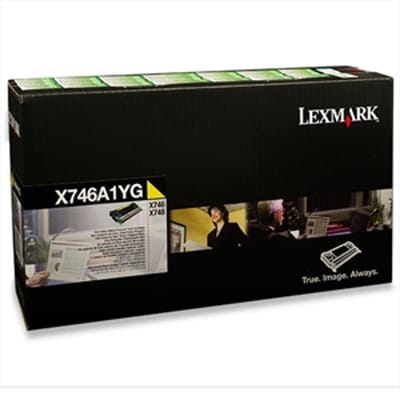 Lexmark X746A1YG toner cartridge geel (origineel)