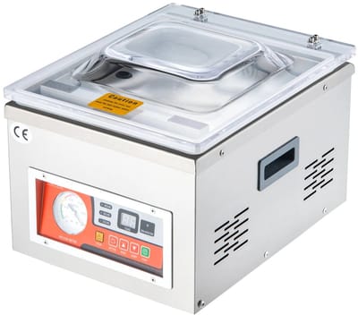 Vacuümmachine - Kamervacuümapparaat - 260 W - Vacuümapparaat voor Vochtige Voedingsmiddelen, Vleesmarinades - Compact Formaat met 26cm Seallengte - Toepassing In Particuliere Keukens en Commerciële Ruimtes