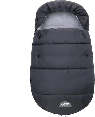 Universele Voetenzak - Babyzak Kinderwagendeken - Baby Warm Houden - Water- en Winddicht - 75 x 45 cm - Grijs