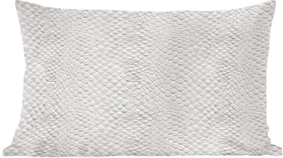 Sierkussens - Kussentjes Woonkamer - 60x40 cm - Slang - Patroon - Wit