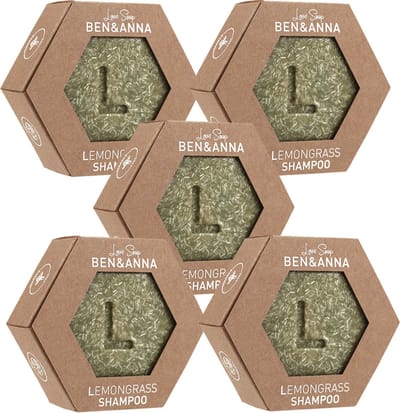 Ben & Anna - Love Soap Lemongrass - Shampoo - 5 pak