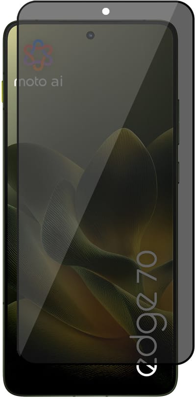 Privacy Screenprotector geschikt voor Motorola Moto Edge 70 – Full Cover Gehard Glas – Anti Inkijk – Privacy Filter