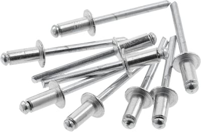 Blindklinknagels - Aluminium nagels - Metaalverbindingen maken - Aluminium staal - 50 stuks - Grijs
