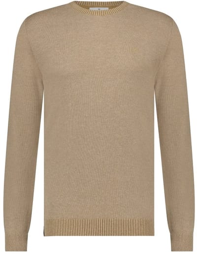 Pullover Round Neck Premium Structure Beige (41.1162 - 148)