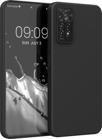 kwmobile telefoonhoesje geschikt voor Xiaomi Redmi Note 11 Pro / 11 Pro (5G) / 12 Pro (4G) - Hoesje voor smartphone - Back cover in mat zwart