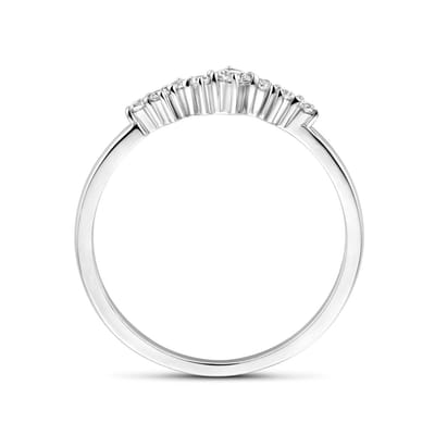 Gerhodineerd Zilver Ring Met Zirkonia 1339019