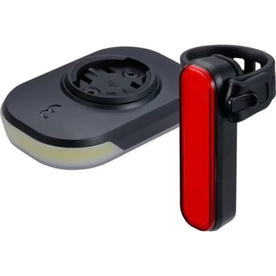 BBB Cycling Slice 300 Combo Voorlicht & Achterlicht Set – 300 Lumen – USB Oplaadbaar – IPX6 Regenbestendig - Fietsverlichting Racefiets & MTB – BLS-282