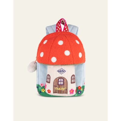 Oilily Mushroom Rugzak- maatOne size Fiery Rood