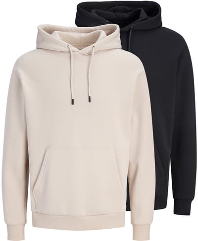 Jack & Jones Heren hoddie 2 pack Bradley