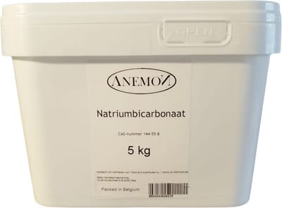 Natriumbicarbonaat - Baking Soda Poeder - Schoonmaaksoda - Bicarbonaat - Zuiveringszout -Allesreiniger – Geurverwijderaar – Natuurlijke Zeep – Aluminiumvrij - PH verhoger - 5 Kg