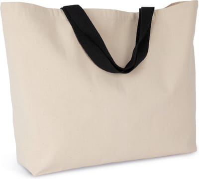 Kimood XXL shopper KI0297 - NATURAL / BLACK - One size