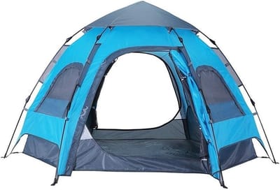 Compacte Tent - Outdoor Shelter - Kamperen en Wandelen - Lichtgewicht Ontwerp - 4 Persoons - Groen