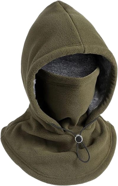 Winter Gezichtsmasker - Warme Hoed - Buitenactiviteiten - Winddicht Ademend - 33 x 18 x 3.5 cm - Zwart