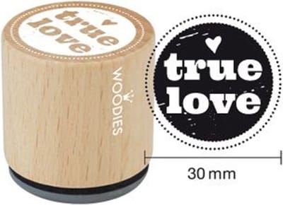 Houten Handstempel Woodies | True Love - Stempels - Stempels volwassenen - Snelle Levering