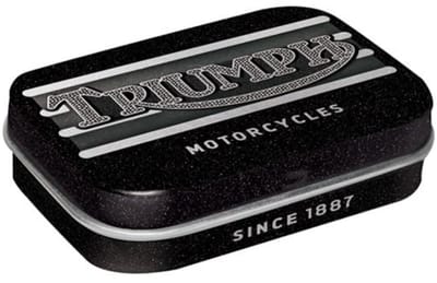 Mint Doosje Triumph - Motorcycles since 1887 (Inclusief Pepermuntjes)