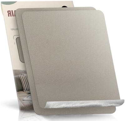 Zelfklevende stof - Reparatiestof - Meubels repareren - Waterdichte coating - 23x28cm - Ivoor grijs