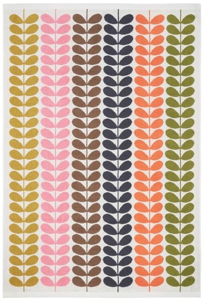 Orla Kiely Multi Stem Auburn jacquard badlaken - multicolor - 100x150 cm