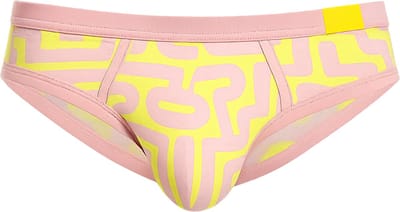 MODUS VIVENDI Labyrinth Classic Brief Dusty-Pink - MAAT S - Heren Ondergoed - Slip voor Man - Mannen Brief