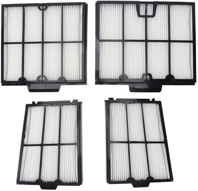 Dailygoods- Filterpaneel Ultrafijn - Vervangingsonderdeel 9991467 R4 - Compatibel met Dolphin Active 20/Explorer E30 - PP/PET Materiaal - 4 x Filters - Eenvoudige installatie - Zwembadfilter