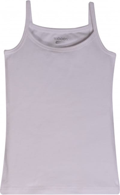 Woody Meisjes Singlet Wit 6A