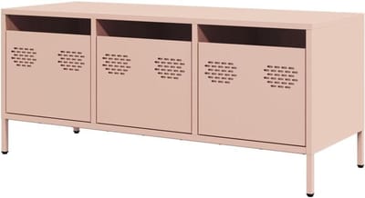 TV meubel - Dressoir - Opbergen - Koudgewalst staal - 1015 cm - Roze