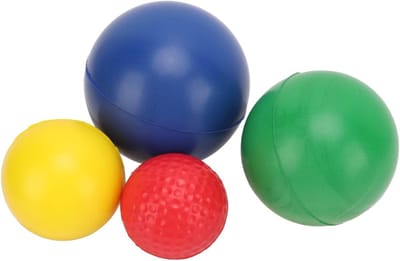 Handoefeningen voor vingers - 4 stuks gripballen en squeezer voor spierversterking en stressverlichting
