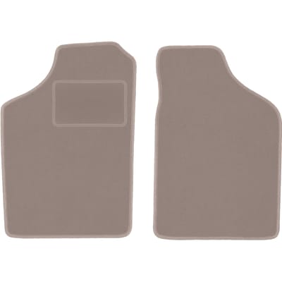 Beige voormatten voor: Volkswagen Polo II coupé, hatchback, sedan (1981-1992)