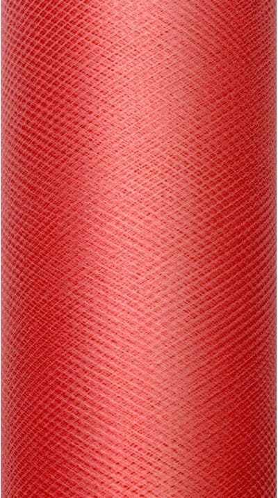 Tule stof Rood 9 meter x 15 cm