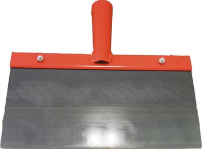 Stootschaar 50 cm zwart - metaal ijsstamper van veerstaal voor betonschrobben