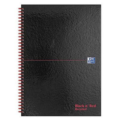 Glanzend Hardback A4 Notitieboek - Draadgebonden, Gerecycled Papier, 140 Pagina's