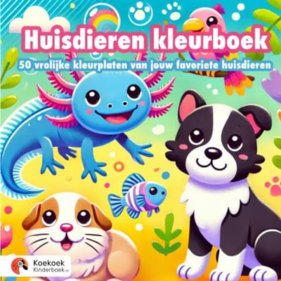 Huisdieren Kleurboek - Koekoek Kinderboek