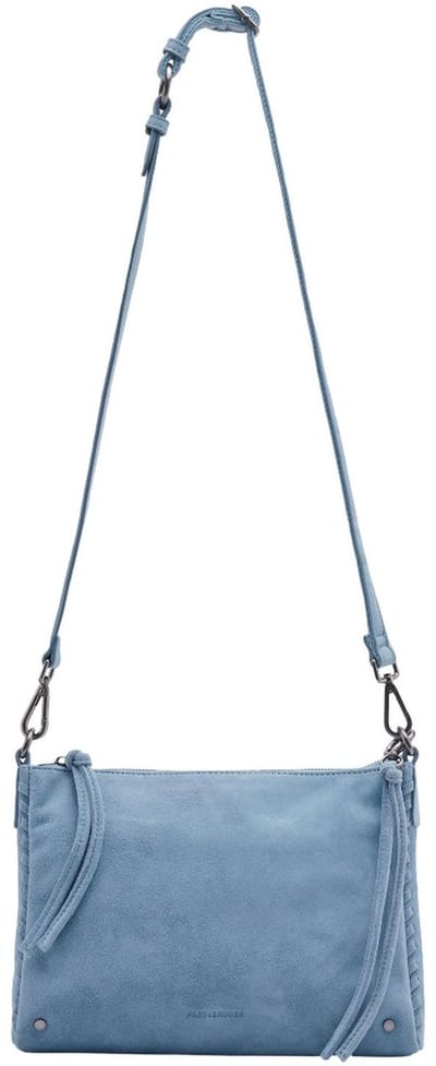 FREDsBRUDER schoudertas Whipstitch Soul Collection Crossbody Bag Aqua Lichtblauw
