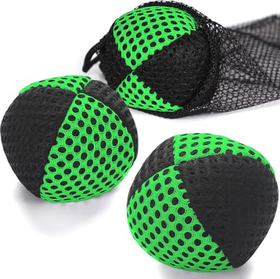 Juggling Ballen Set - Oefen Bal Set - Vaardigheid Trainen - Duurzaam Nylon Materiaal - 18 x 6 cm
