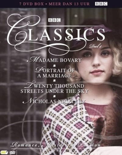 BBC Classics box 4 - Madame Bovary, Portrait Of A Marriage, Twenty Thousand Streets Under The Sky En Nicholas Nickleby