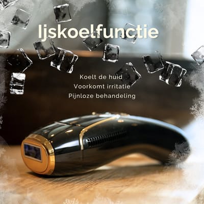YOURS2BE - 48 WATT - IPL Laser - Ontharingsapparaat – Ice Cooling Technologie – Pijnloze Laser Ontharing Voor Thuis – Inclusief Beschermbril & Scheermes – Resultaat Na 4–6 Weken