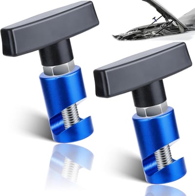 2 stuks autokap propveren klem, motorkapveerklem, autolift ondersteuning borgclip, 0,43 inch motorkap lift ondersteuning clip voor auto, automotive gereedschap voor achterklep luik auto kofferbak-2 Stks Blauw