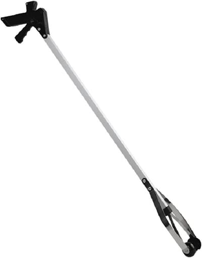 Afvalgrijper Afvalklem - Grijper Tang - Afval Opruimen - Lange Steel - 86.5 cm - Zwart