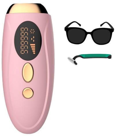 IPL Pulsed Light ontharingsapparaat - 999.999 flitsen - 2 standen - 5 energieniveaus - Laser ontharingsapparaat - Ultieme laser ontharing voor gezicht, lichaam, oksels, truien - Voor mannen en vrouwen - 17,4 x 7,3 x 4,8 cm