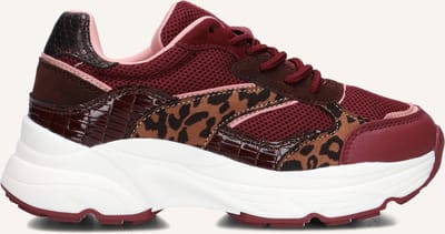 Omoda Roxy Sneakers - Meisjes - Rood - Maat 31