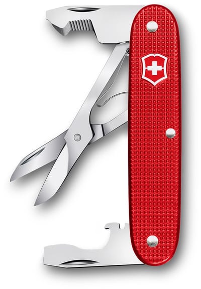 Victorinox Companion Alox Slim Zakmes - 93 mm - 6 functies - Rood