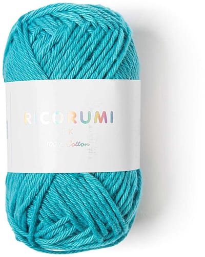 Ricorumi katoengaren turkoois 25gr #039