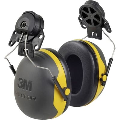 3M Peltor X2P3 gehoorkap met helmbevestiging zwart/geel