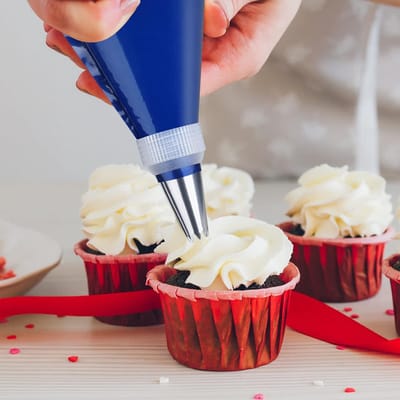 Famanu – Extra dikke spuitzakken 50 stuks, professionele spuitzakken voor taarten, koekjes en desserts