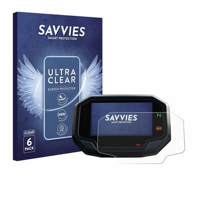 Savvies - Screenprotector voor Kawasaki Z900 2020-2021 - Folie Beschermfolie transparant 6 Stuks